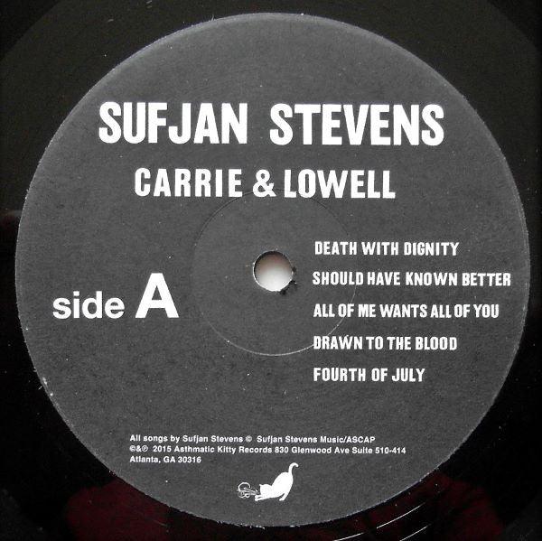 Sufjan Stevens : Carrie & Lowell (LP, Album, RE)
