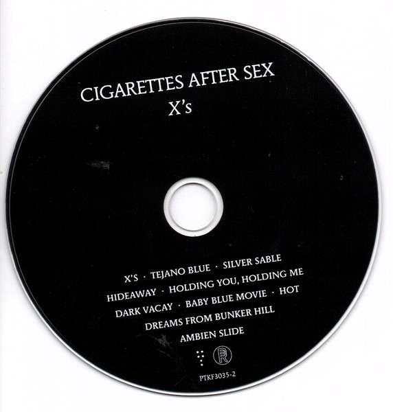 Cigarettes After Sex : X's (CD, Album, Dig)