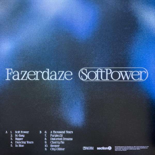 Fazerdaze : Soft Power (LP, Album, Ltd, Sil)