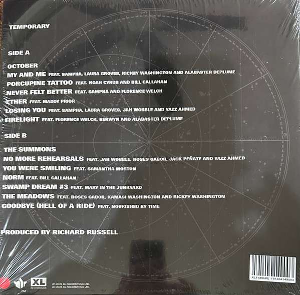Everything Is Recorded : Temporary (LP, Album, Ltd, Red)