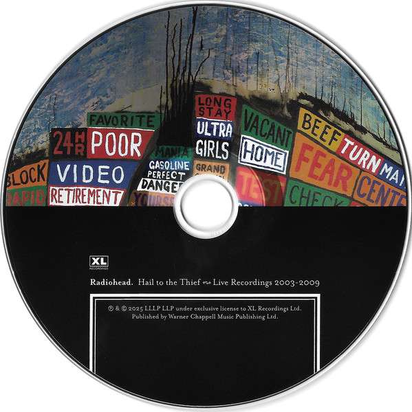 Radiohead : Hail To The Thief (Live Recordings 2003-2009) (CD, Album)