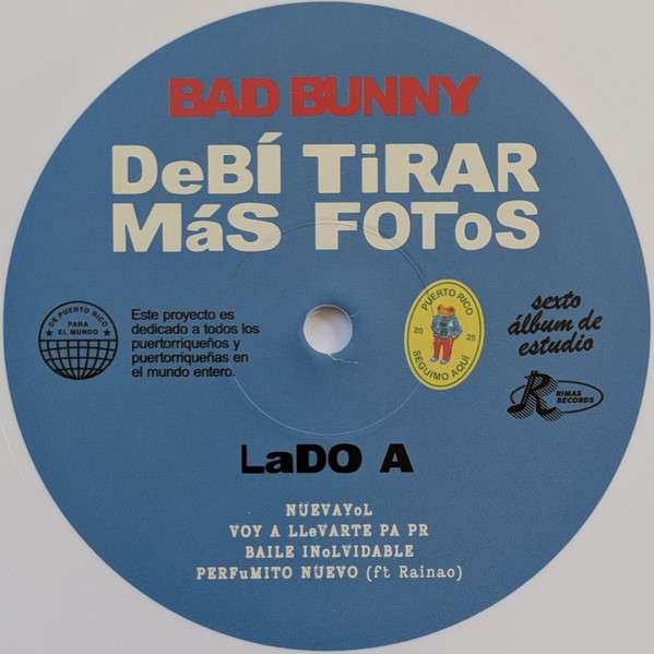 Bad Bunny : Debí Tirar Más Fotos (2xLP, Album, RE, Whi)