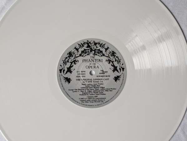 Andrew Lloyd Webber : The Phantom of the Opera (2xLP, Album, Ltd, Whi)