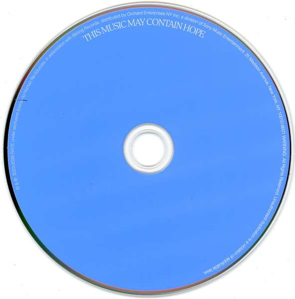 Raye (3) : This Music May Contain Hope. (CD, Album)