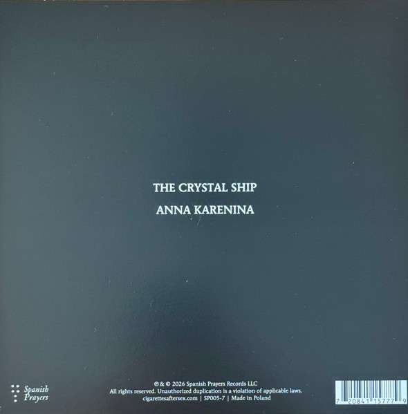 Cigarettes After Sex : The Crystal Ship / Anna Karenina (7", Single)