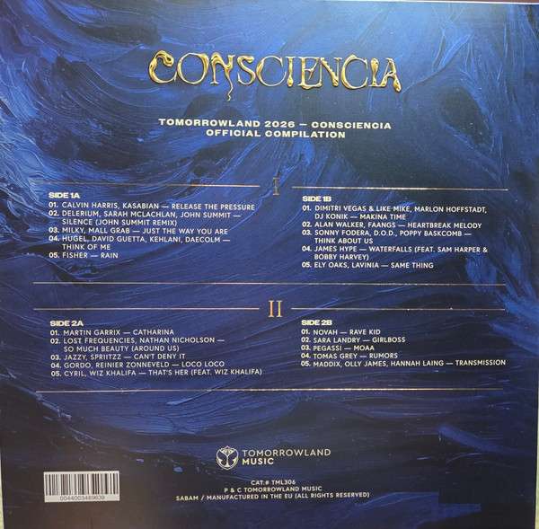 Various : The Legend Of Consciencia: Tomorrowland 2026 (2xLP, Comp)