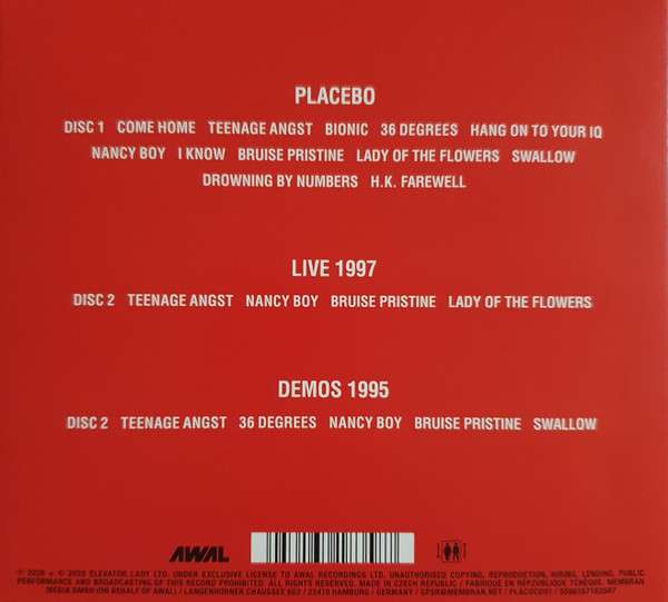 Placebo : Placebo Re:Created (CD, Album + CD + 30t)