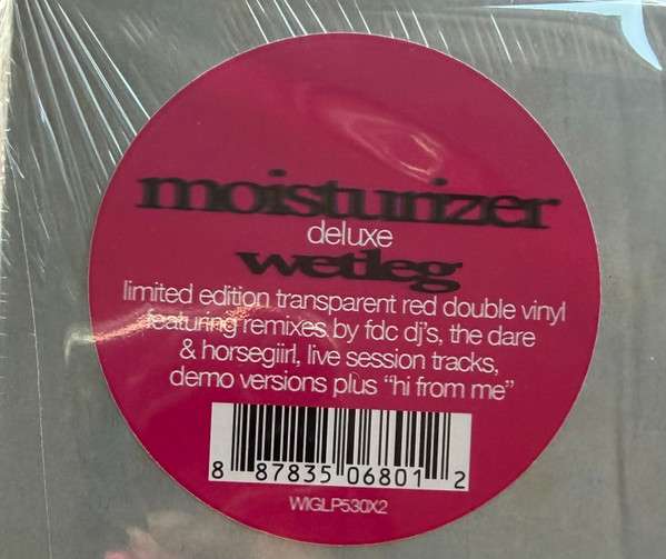 Wet Leg : Moisturizer (2xLP, Album, Dlx, Ltd, Red)