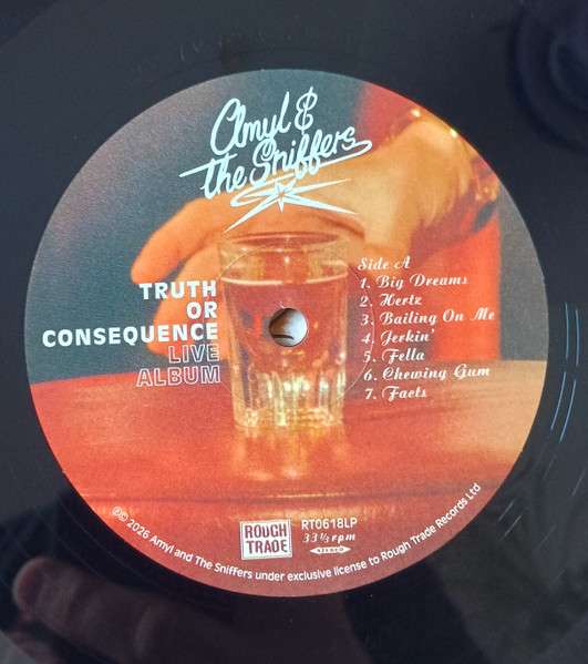 Amyl & The Sniffers* : Truth Or Consequence Live Album (LP, Album)